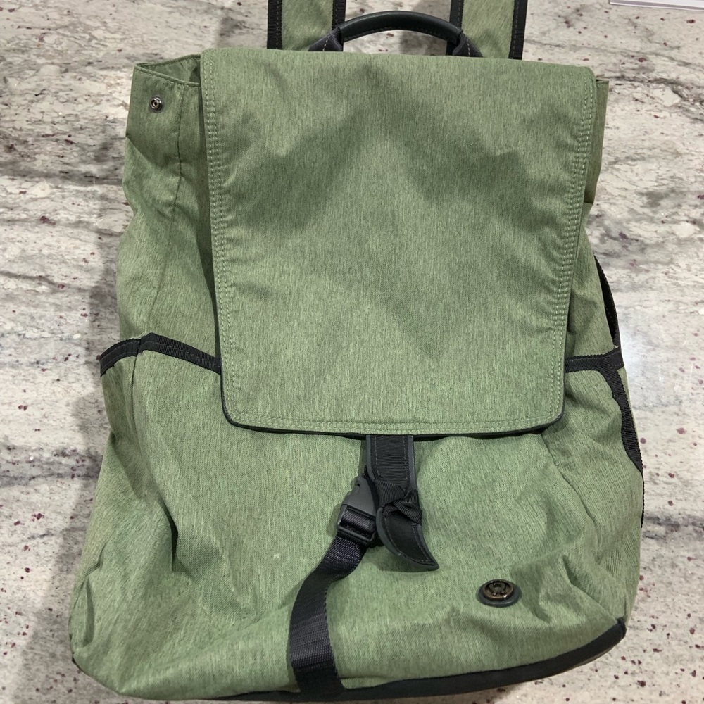 Lululemon Green Urbanite Backpack